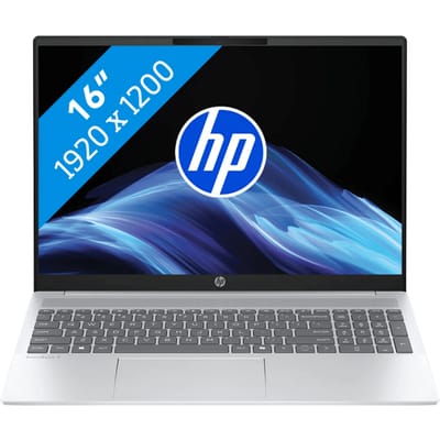 HP OmniBook 5 16-bc1970nd AMD Ryzen™ 7 8840U Laptop 40,6 cm (16") 2K 16 GB LPDDR5-SDRAM 1 TB SSD Wi-Fi 6 (802.11ax) Windows 11 Home AI PC Zilver
