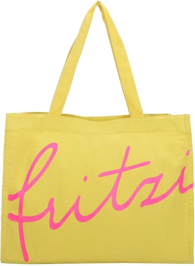 Fritzi aus Preußen Schoudertas Easy 01 Canvas Shopper Yellow Geel