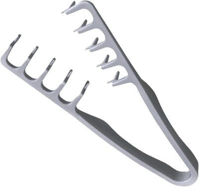 Heren Styling Textuur Haarkam met Brede Tanden Haarwortel Volume Styling Voor Mannen En Vrouwen, Verzorgende Accessoires, Kappers 22,5 x 10,5 x 2,4 cm