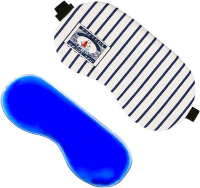 Slaapmasker - Oogmasker - Ontspanning - Warm en koud kompres - 188 x 10 cm - Strepen