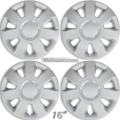 GoodGo Wieldoppen ARES-S 16" zilver. Set a 4 stuks (CONTROLEER UW BANDENMAAT en lees a.u.b. de onderstaande, uitgebreide tekst!)