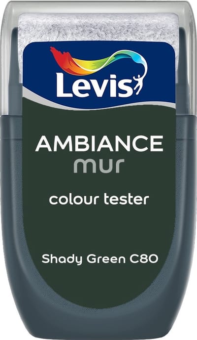 Levis - Muurverf Kleurtester Mat Mix - Shady Green C80 - Mengverf - 30 Ml