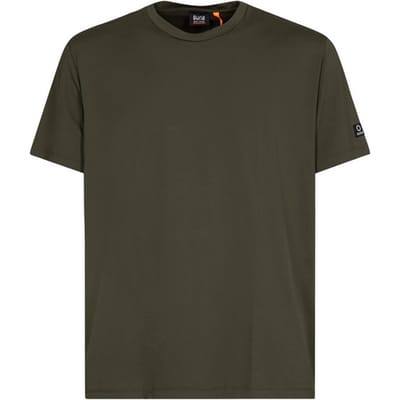 t-shirt Paul hals man groen