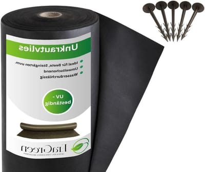 Onkruiddoek - Worteldoek Tuin - Onkruid Vrij Houden - Sterk 150 g/m² - 2 x 30 meter - Zwart