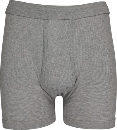 Ceceba heren boxer met gulp (1-pack) - dubbelrib - grijs
