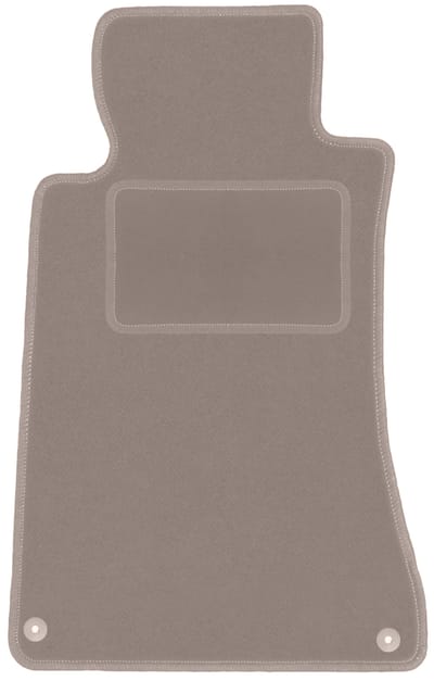 Beige bestuurdersmat voor: Mercedes CLK W209 coupé (1997-2009)