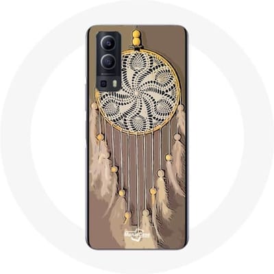 Hoesje Vivo Y72 Dromenvanger bruin Droomvanger