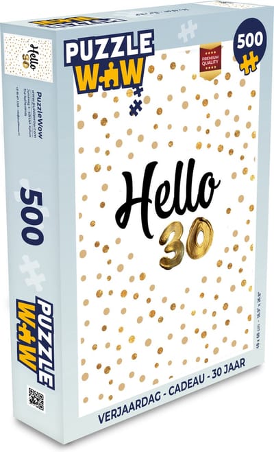 Puzzel Verjaardag - Cadeau - 30 jaar - Legpuzzel - Puzzel 500 stukjes