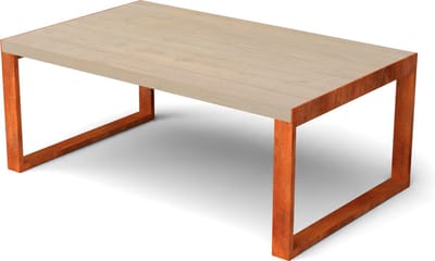 Livinu tafel cortenstaal met hout 1500x1500x290 mm
