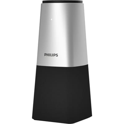 Philips SmartMeeting PSE0540 - draagbare conferentiemicrofoon incl. Sembly - 360° Bluetooth microfoon - Automatisch notuleren: Microsoft Teams/ Zoom/ Google Meet/ GoToMeeting - Sembly Ai spraak-naar-tekst cloudsoftware/ spraakherkenning