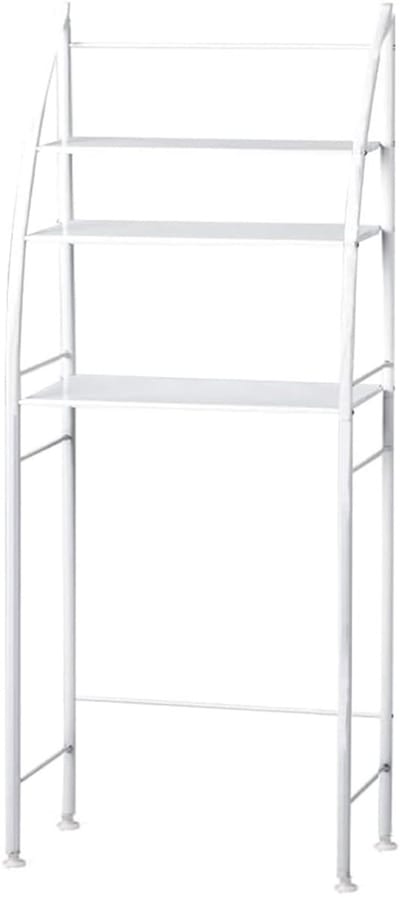 Jently opbergrek - opbergrek voor toilet - multifunctioneel - wasmachine rek - voor in de badkamer - wit