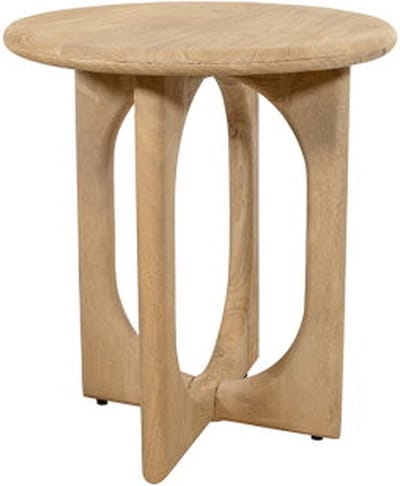 Salontafel Zodiac rond acacia Ø50 cm - Naturel