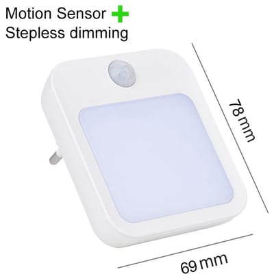 Veilleuse avec détecteur de mouvement et lumière LED, prise UE, veilleuse pour enfants, lampe de nuit sans fil pour table de chevet, chambre à coucher EU Plug