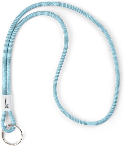 Pantone Keycord - Sleutelhanger Groot - Licht Blauw - by Copenhagen Design