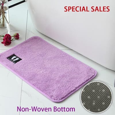 Tapis de bain Super absorbant, antidérapant, à séchage rapide, paillasson d'entrée, de sol de baignoire, de toilette, décoration de maison 50x80cm