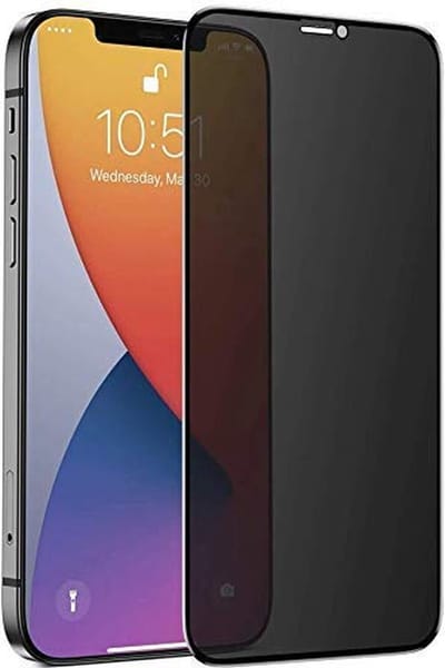 iPhone 13 pro Max Privacy Gehard Glas Tempered Glass Screen Protector Cover met Cleaning Set