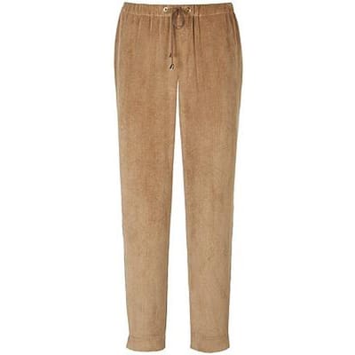 Broek in jogg-pant-stijl pasvorm Barbara Van Peter Hahn bruin