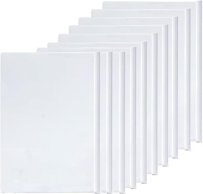 Transparante A4 Sliding Bar Binders - 10 Stuks, Plastic Rapporthoezen, Clip Bar Bestanden voor Thuis, School en Kantoor, Documenten en Classificatie