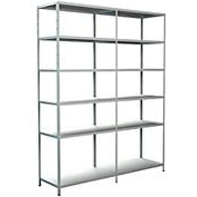 Legborden zonder grendels, H 2300 x B 1800 x D 500, wit