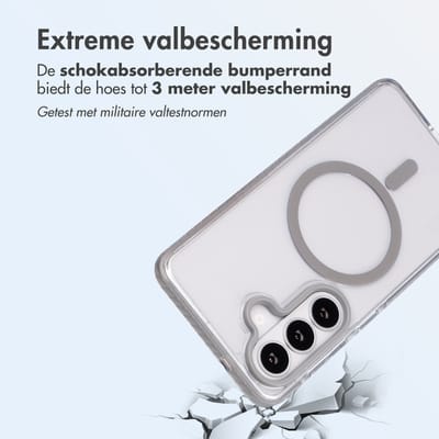 imoshion Hoesje - Geschikt voor Samsung Galaxy S26 - Combat Backcover met Magnetische Ring - Grijs