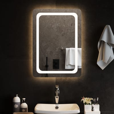 vidaXL - Badkamerspiegel - LED - 50x70 - cm