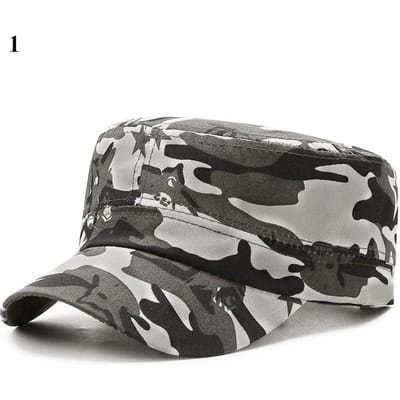 Tactische Mannen Camo Baseballpet Training Kamperen Zonbescherming Hoed Leger Trucker Platte Petten Ademende Snapback Petten Jacht Hoeden Heet gray