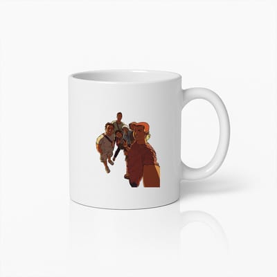 Dynamische Groepsselfie Mok – Perfecte Koffiebeker voor Vrienden en Teamgeest