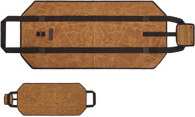 Brandhoutmand - Houttas - Haardhout Vervoeren - Waterafstotend Canvas - 97 x 45 cm - Geel