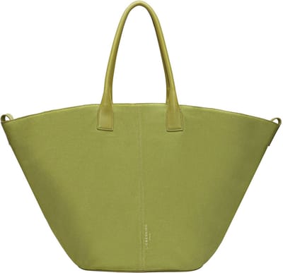 LIEBESKIND BERLIN Leren Schoudertas Mica Promo Suede Shopper Thyme Groene