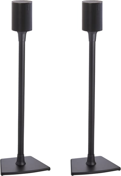 Sanus WSSE12 stand - fixed - for speakers - black - Max 2.2 kg - recommended for