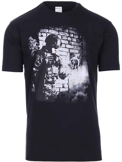 101 INC - T-shirt 101 INC soldier skull (kleur: Zwart / maat: L)