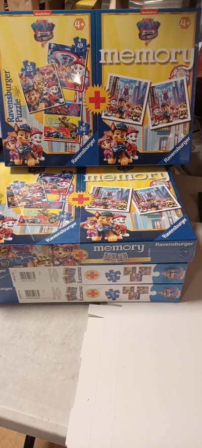 Ravensburger paw patrol memory en puzzel