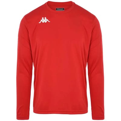 Kappa Dovol T-shirt Met Lange Mouwen Rood S Man