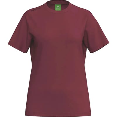 Erima Ts T-Shirt Dames - New Bordeaux | Maat: 34