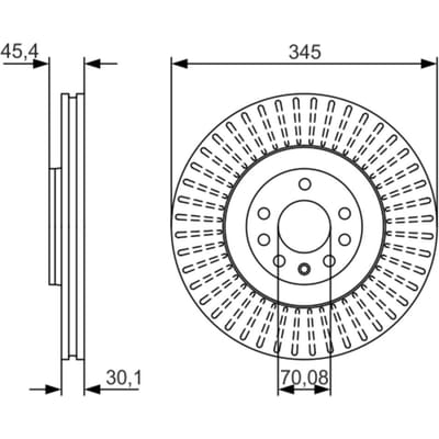 Remschijf BOSCH 0 986 479 A24