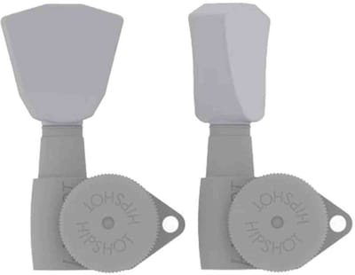 Hipshot HS6B1TLPS Tulip Stemknop voor Gitaarmechaniek Satin, per stuk
