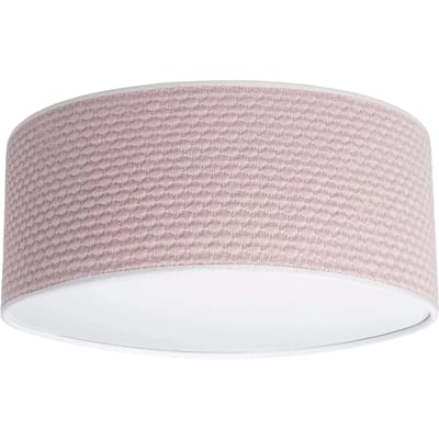 BO Baby's Only - Gebreide Plafondlamp babykamer - Plafonnière Sky - Oud Roze - Ø35 cm - Inclusief pendel - E27 fitting - 13 watt