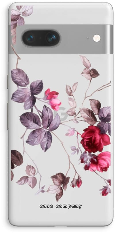 Case Company® - Hoesje geschikt voor Google Pixel 7 hoesje - Mooie bloemen - Soft Cover Telefoonhoesje - Bescherming aan alle Kanten en Schermrand