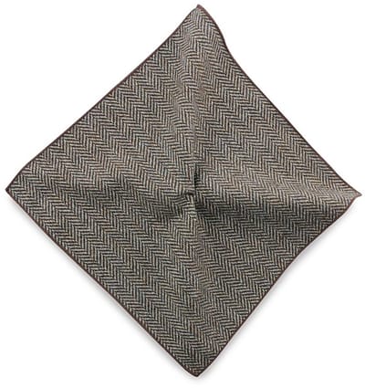 Sir Redman - Pochets - pochet Kealan Tweed - bruin / lichtblauw / beige
