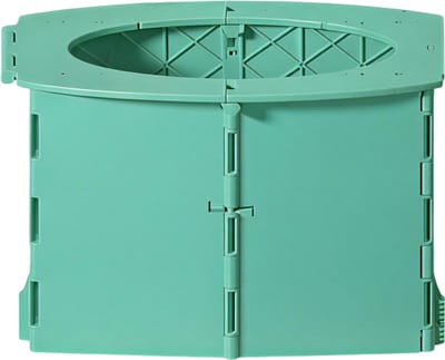 Draagbaar Baby Potje en WC Bril – Groen – Opvouwbaar Kindertoilet Potje voor Jongens en Meisjes – Potty Training Reispotje voor Thuis en Onderweg, Lichtgewicht en Compact