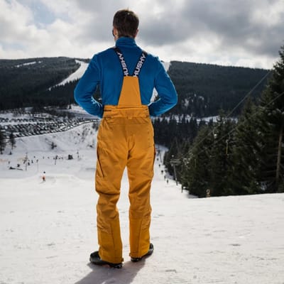 Husky skibroek voor heren Gilep M Stretch 15.000 membraan - Blauw