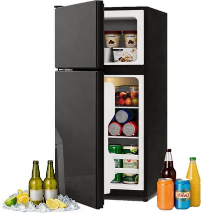Mini-koelkast - Kleine koelkast - Dranken koelen - Stille werking - 60 liter - Zwart