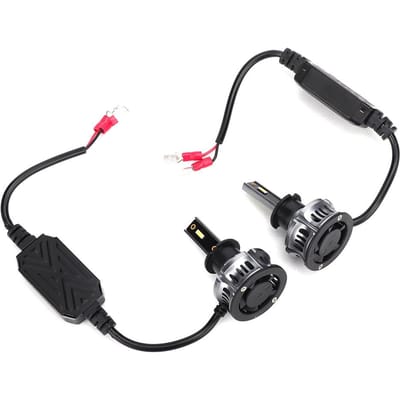2 pièces XT7 6500K 3800LM Super Lumineuses Ampoules LED H3 pour Phares de Voiture gray