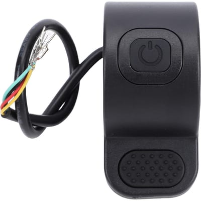 Accélérateur de trottinette électrique Contrôleur de vitesse au pouce en plastique Accessoires de remplacement gray