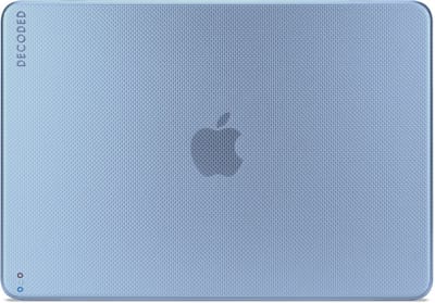 DECODED Recycled Snap-On Case voor MacBook Neo 13 Inch (2026) - MacBook Hoes - Transparante Beschermhoes van Gerecycled Polycarbonaat - Ultra Dun, Lichtgewicht, Krasbestendig en Anti-Slip Voetjes - Blauw