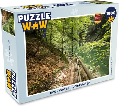 Puzzel Bos - Water - Oostenrijk - Legpuzzel - Puzzel 1000 stukjes volwassenen