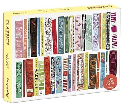 1000 stukjes puzzel voor volwassenen | Premium 100% gerecycled | Boekomslag legpuzzel | Perfect voor boekenliefhebbers