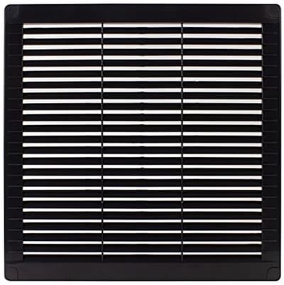 Kunststof Ventilatierooster Hoekig Antraciet 250 x 250 mm voor Interieurventilatie