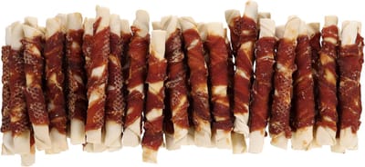 Hondensnack – Flamingo R'Hide Staaf met eend 17cm – 36 stuks – glutenvrije hondensnoepjes zonder suikers – 1,8kg