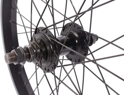 Achterwiel - BMX wiel - Fietsreparatie - Lichtgewicht aluminium velg - 18 inch - Zwart